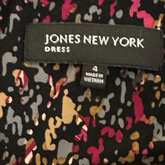 Jones New York Multi Color Print Stretchy Flowy - Picture 8 of 9